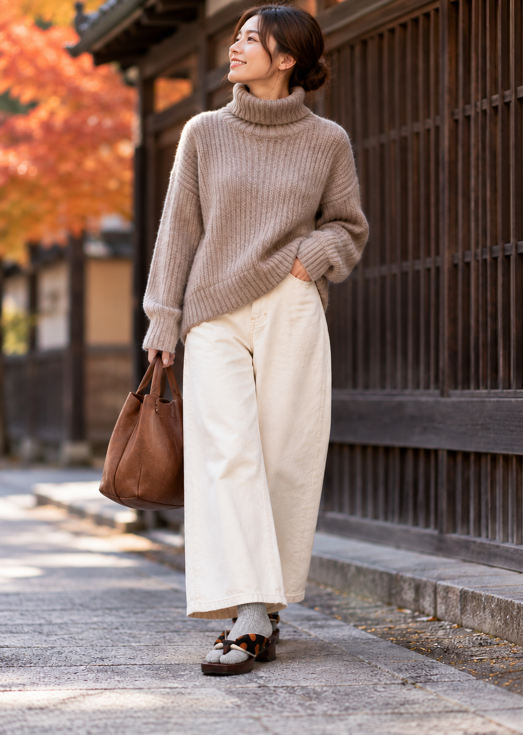 下駄に合う服装とは｜秋編