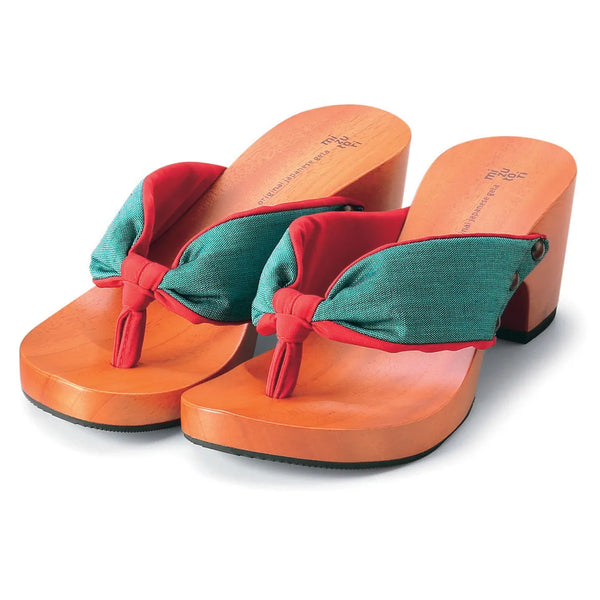 hitete 6.5 Tatami border, turquoise, wine, wine / KC-26